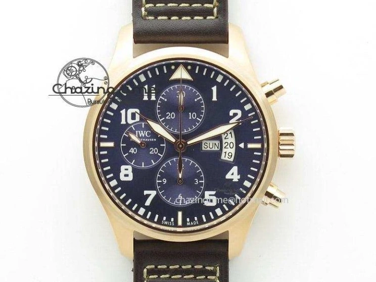 MIROTIME 0226 Popular Big Pilot Real PR IW502706 RG YLF 1:1 Best Edition Brown Dial On Calfskin Strap A 7223